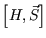 $\left[H,\vec S\right]$